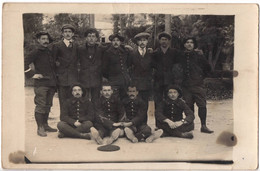 7e Régiment Des Chasseurs Alpins Militaire D Antibes C.1914 Carte Photo - War 1914-18