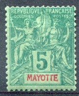 Mayotte             N°  4 * - Neufs