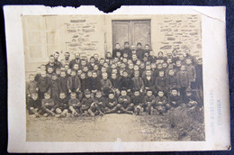 Delcampe - 22 Tréguier Carte Photo écoliers Photographe Mahé-Huard Tréguier      Ha5 - Tréguier