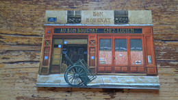 Delcampe - REF 604 : CPM Commerce André Renoux Bistro Au Bon Bougnat - Geschäfte