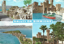 SALUTI DA SIRMIONE - VEDUTE - NON VIAGGIATA - Souvenir De...