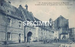 Delcampe - Ancienne Abbaye Bénédictine - La Porte D'entrée De La Grande Cour  - Stavelot - Stavelot