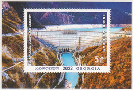 Georgia 2022 Mi# Bl  Enguri Arch Dam * * NEW !!! - Georgia