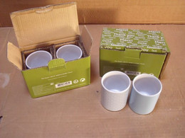 2  PAIRES DE TASSES  EN COFFRET - Kopjes