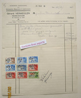 Schrijnwerkerij, Wagenmakerij, Auto-Carrosserie, Gérard Vermeulen, Steenweg Op Aalst, Nederename 1947 - 1900 – 1949