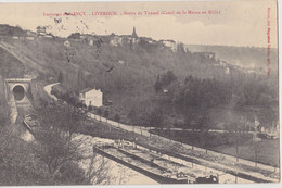 Delcampe - LIVERDUN  Sortie Du Tunnel  Canal De La Marne Au Rhin - Liverdun