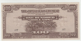 Malaya (Japanese Occupation) 100 Dollars 1944 P-M8b UNC - Malaysie