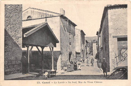 11-CANET- LE LAVOIR AU FOND MUR DU VIEUX CHATEAU - Autres & Non Classés