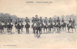 ** Lot De 3 CPA ** HIPPISME Equitation - CADRE NOIR De SAUMUR (49) : 3 Vues Différentes - CPA - Maine Et Loire - Horse Show