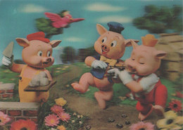 Delcampe - The Three Little Pigs - 3D / Stereoscopique - Stereoskopie