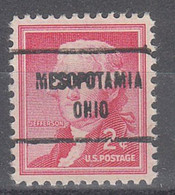 USA Precancel Vorausentwertungen Preo Locals Ohio, Mesopotamia 713 - Precancels
