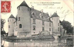 CPA-Carte Postale France Saint-Amand-Montrond  Château D'Ainay Le Vieil1909  VM55907 - Saint-Amand-Montrond