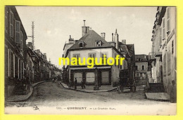 Delcampe - 58 NIÈVRE / CORBIGNY / LA GRANDE RUE / ANIMÉE - Corbigny