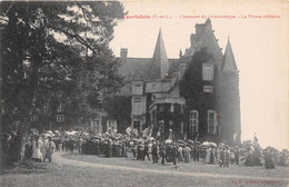 28-COURTALAIN- CONCOURS DE GYMNASTIQUE , LA MESSE MILITAIRE - Courtalain