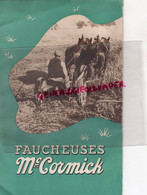 DEPLIANT MC CORMICK- FAUCHEUSE  FAUCHEUSES - Landbouw