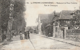 Delcampe - CPA (94 Val De Marne) La Varenne Chennevières Sur Marne Restaurant Du Vieux Clodoche Rue De Champigny - Chennevieres Sur Marne