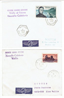 1ERE LIAISON AERIENNE WALLIS NOUVELLE CALEDONIE - NOUVELLE CALEDONIE WALLIS - MARS 1957 - TB - Storia Postale