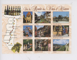 Route Vins D'Alsace Géographique Chatenois Hippolyte Andlau Colmar Mittelbergheim Guerberschwihr Than Miedermorschwihr R - Vignes