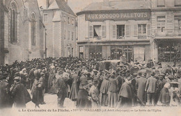 Delcampe - LA FLECHE - Le Centenaire - Mme Vve MAILLARD - La Sortie De L'Eglise - La Fleche