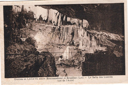 Delcampe - CPA 46 GROTTES DE LACAVE  Entre Rocamadour Et Souillac - La Salle Des Lustres Vue De L'Autel - Lacave