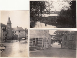 Delcampe - Sancerre 18 - Lot De 3 Photographies - Années 30 - Caisse D'Epargne Cèdre Propriété - M. Et Mme Labussière - Sancerre