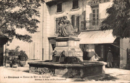 Delcampe - I2009 - GRIGNAN - D26 - Statue De Mme De Sévigné - Grignan