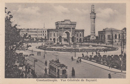 Delcampe - Turquie - Constantinople - Vue Générale De Bayazid - Tramway - Editeur Isaac M. Ahitouv - Türkei