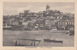 Delcampe - Turquie - Constantinople - Pera Et Galata - Port Bâteaux Pêche - Editeur Isaac M. Ahitouv - Türkei