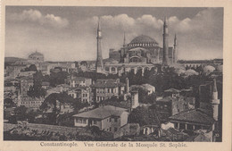 Delcampe - Turquie - Constantinople - Vue Générale Et Mosquée Sainte-Sophie - Editeur Isaac M. Ahitouv - Türkei