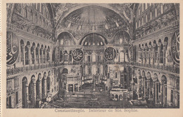 Delcampe - Turquie - Constantinople - Intérieur Mosquée Sainte-Sophie - Editeur Isaac M. Ahitouv - Türkei