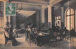 Delcampe - ALLEVARD-les-BAINS (Isère) - Etablissement Thermal, Le Salon De Lecture - Allevard