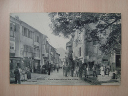 Delcampe - CPA EMBRUN 05 PLACE SAINT-MARCELLIN ET RUE D'ITALIE - Embrun