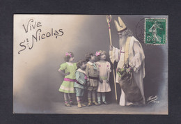 Delcampe - Prix Fixe Vive St Saint Nicolas ( Enfants Sac Jouets Ed. Fauvette  531110) - Nikolaus