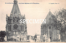 Delcampe - Les Deux Eglises Et Le Cimetière  - Laeken - Laken - Laeken
