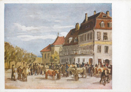 Delcampe - Sundgauverein Altkirch ( Oberelsass ) G. Peters - Viehmarkt In Altkirch - Altkirch