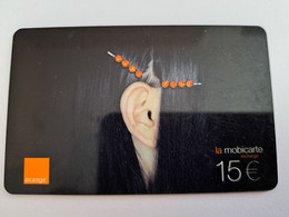 FRANCE/FRANKRIJK   ORANGE/ EAR   €15 -  DATE 06/03     PREPAID  USED CARD  ** 11121** - Prepaid: Mobicartes