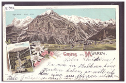 Delcampe - GRUSS AUS MÜRREN - LITHO - TB - Mürren
