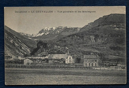 Delcampe - F8 - Dauphiné - Le Chavallon - Vue Générale Et Les Montagnes - Voreppe