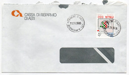 1986 Anno Della Pace-  Lire 550 - Timbro Fdc - 1981-90: Storia Postale
