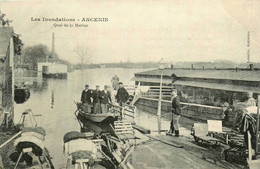 Ancenis * Les Inondations * Le Quai De La Marine * Lavoir Laveuses * Crue Catastrophe - Ancenis