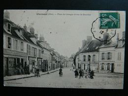 Delcampe - CLERMONT                             PLACE DE LIMOGES ET RUE DE BEAUVAIS - Clermont