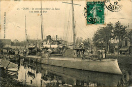 Caen * Le Contre Torpilleur LA LANCE à Sa Sortie Du Port * Militaria Bateau Marine Militaire - Caen