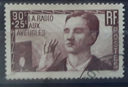 France 1938 Yvert 418, La Radio Aux Aveugles,  Obl TB Cote 10 Euros - Oblitérés