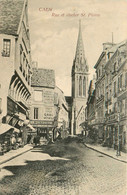 Caen * Rue Et Clocher St Pierre * Commerces Magasins - Caen