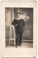 Marin Militaire D Antibes Bateau TORPILLEURS De BREST C.1914-1918 Carte Photo - War 1914-18