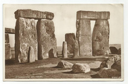 AC2217 Prehistoric Wiltshire - Stonehenge - Silbury Hill / Viaggiata 1957 - Salisbury