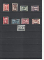 RUANDA-URUNDI - 1930 - CARITAS POSTZEGELS VAN BELGISCH CONGO "DRUPPEL MELK" MET OPDRUK - Unused Stamps