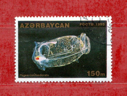 Delcampe - (34) AZERBAIDJAN °- 1995  - PESCI POISSONS. Yvert. 212.  OBLITERE. - Aserbaidschan