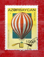 Delcampe - (34) AZERBAIDJAN °- 1995 - Les DIRIGEABLES DIRIGIBILI MONGOLFIERE.  Yvert. 224.  Oblitéré. - Aserbaidschan