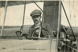 Aviation * Nos Aviateurs * Aviateur Jean GOBRON Sur Biplan * Avion - Airmen, Fliers